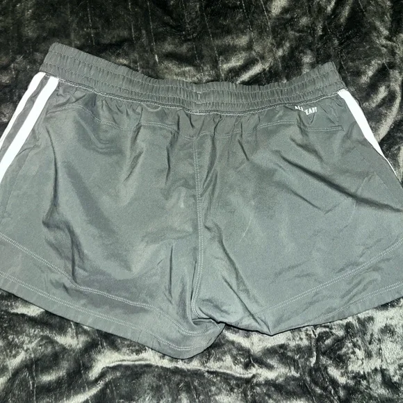 Adidas Women's Gray Athletic Shorts - Picture 2 of 3